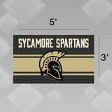 Sycamore Spartan Flag