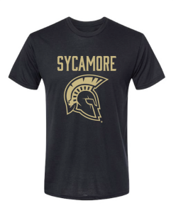 NEW - Sycamore Spartans Signature T-shirt - Adult