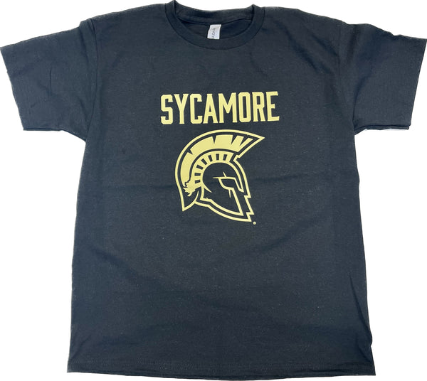 Youth Black Sycamore Short Sleeve T-Shirt
