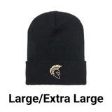 Black hat with embroidered Spartan logo - Large/Extra Large